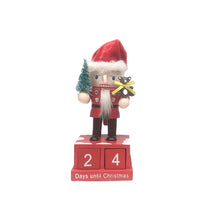 Christmas Countdown Calendar Ornament - Santa/Snowman Desktop Decor