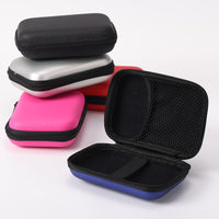 2.5-inch External Hard Drive Storage Case Waterproof EVA Zipper Bag for Charger and Data Cables