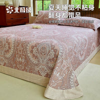 Luxury Thickened Pure Cotton Bed Sheet Single Piece for Dormitory