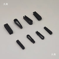U-Shaped Plastic Edge Protector Clips for Glass Panels and Mirrors