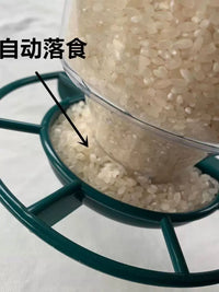 Outdoor Hanging Bird Feeder for Balcony & Garden - Semi-Automatic Sparrow Dispenser