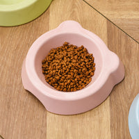 Ceramic Pet Bowl for Cats and Dogs, Wide Mouth Food and Water Dish, Anti-Tip Design