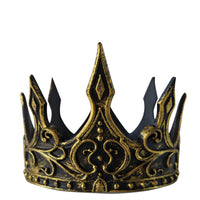 Medieval Retro King Queen Crown for Halloween Masquerade Cosplay