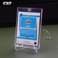 Acrylic Tripod Card Holder, Mini Shell Card Clip, Universal Transparent Display Stand