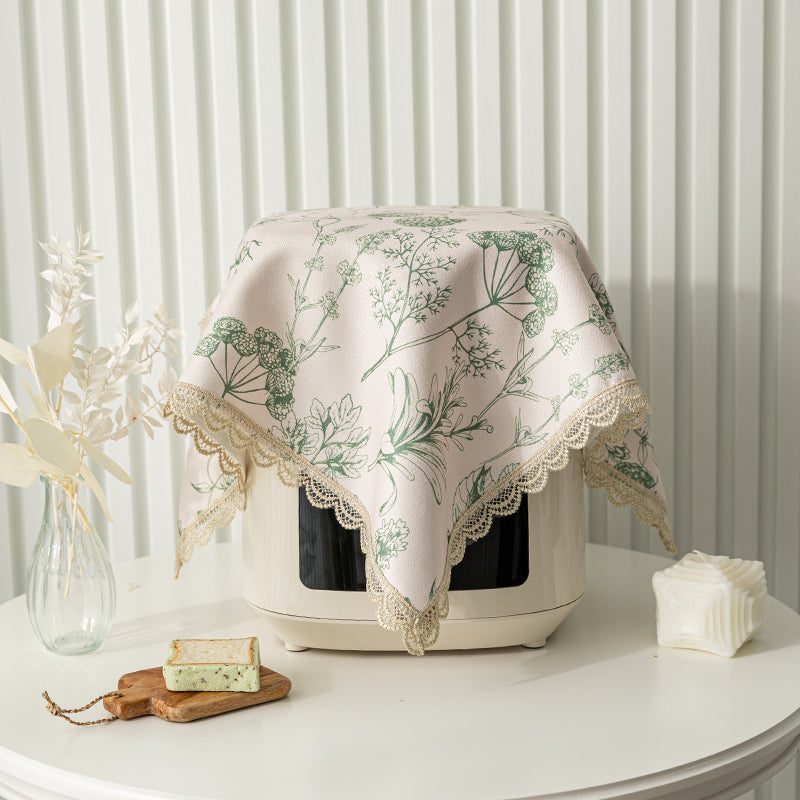 Rice Cooker Dust Cover with Elegant Design for Home Appliances