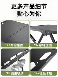 Outdoor IGT Tactical Folding Table Set - Lightweight Camping Picnic & Travel Gear