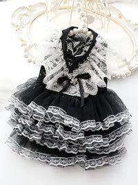 Pet Dog Cat Princess Dress Thin Lace Wedding Gown for Small Dogs