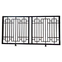 Wrought Iron Fence Panel for Industrial, Residential, and Garden Use - Zinc Steel Anti-Corrosion Coated