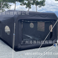 Inflatable Space Capsule Tent for Outdoor Camping, Lightweight, Portable, Thickened, Rainproof, Quick Setup