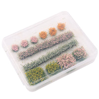 Miniature Static Grass Tufts for Dioramas and Model Scenery, Mixed Styles