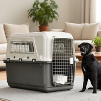 Portable Pet Carrier for Cats and Small Dogs, Airline Approved Travel Crate with Wheels