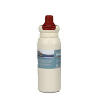 Insulated Dual-Drink Sport Bottle with Carrying Strap - Portable Hot/Cold Water Bottle for Office & Outdoor