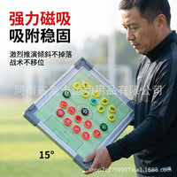 Magnetic Football Coaching Tactic Board with Erasable Markers and Pieces