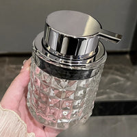 Glass Foaming Soap Dispenser Bottle with Pump for Kitchen and Bathroom