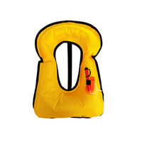 Portable Inflatable Life Vest for Adults - High Buoyancy Folding Life Jacket for Swimming, Fishing, and Vehicle Use