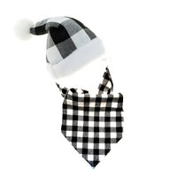 Pet Christmas Hat and Bow Tie Set with Bell for Dogs and Cats, Adjustable
