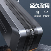 Jienuo Hard Shell Fishing Rod Bag Waterproof Multi-functional Portable Fishing Tackle Storage Case