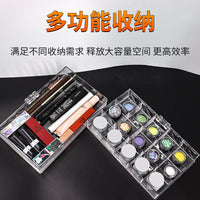 Multi-functional Clear Desktop Storage Organizer with Drawers for Jewelry and Small Items