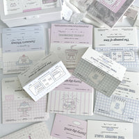 Ins Style Foldable Card Topper for Idol Photocards and Gift Packaging