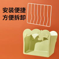Jiexitu Rabbit Water Bottle Feeder with Hay Rack and Food Bowl Combo Set
