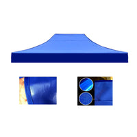 Folding Canopy Top Cover Sunshade Rainproof Tent Tarp for Outdoor Stalls and Advertising