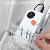 Acrylic Nail Art Storage Organizer Tray Set for Polish, Tools, and Accessories