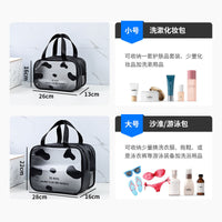 Waterproof Dry Wet Separation Beach Gym Bag Portable Toiletry Swim Bag