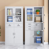 Steel Office Filing Cabinet with Lock, Storage Locker for Documents and Employee Dormitories