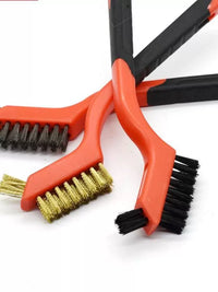 Kitchen Gas Stove Wire Brush Cleaning Set for Range Hood and Crevice Cleaning