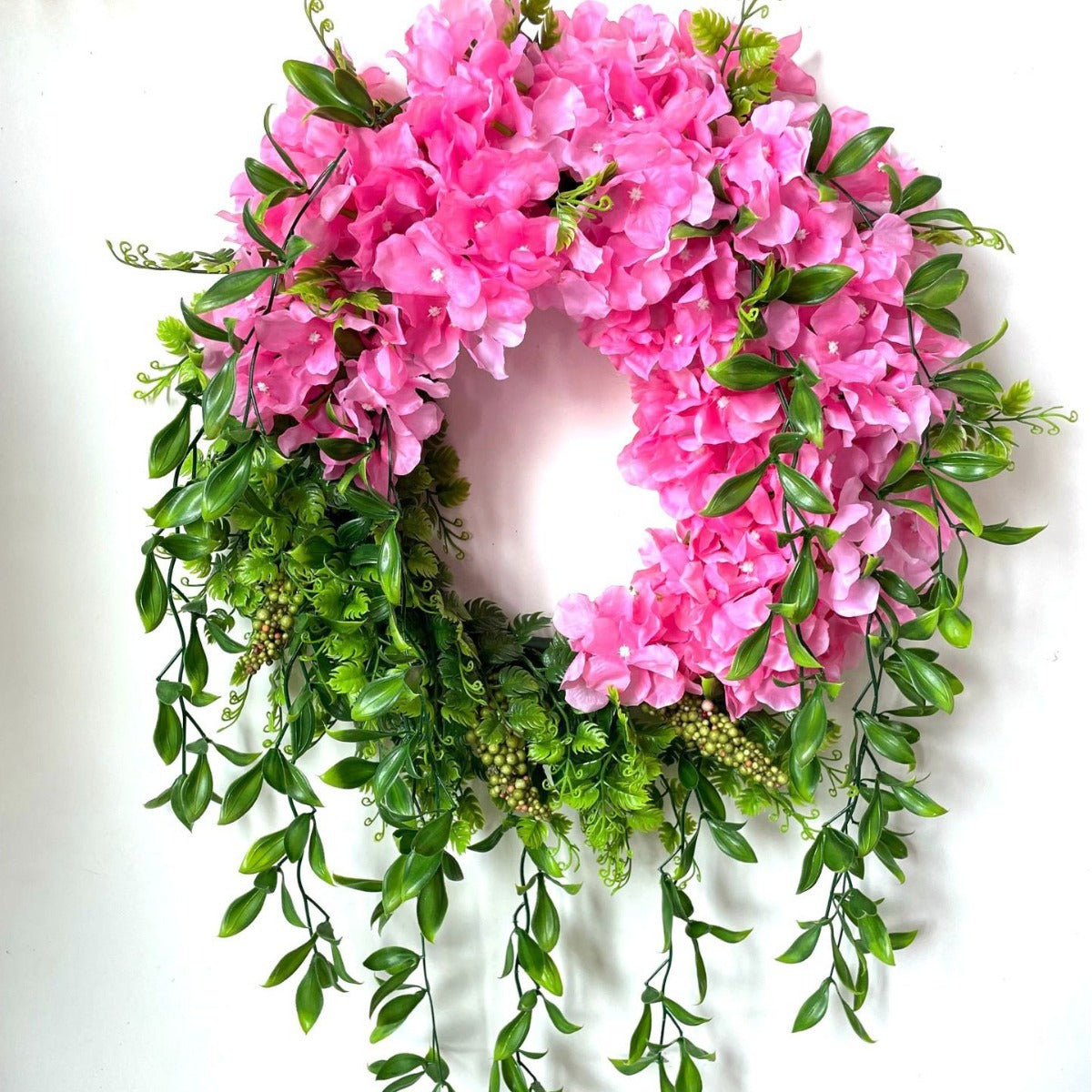 Artificial Hydrangea Wreath for Home Decor