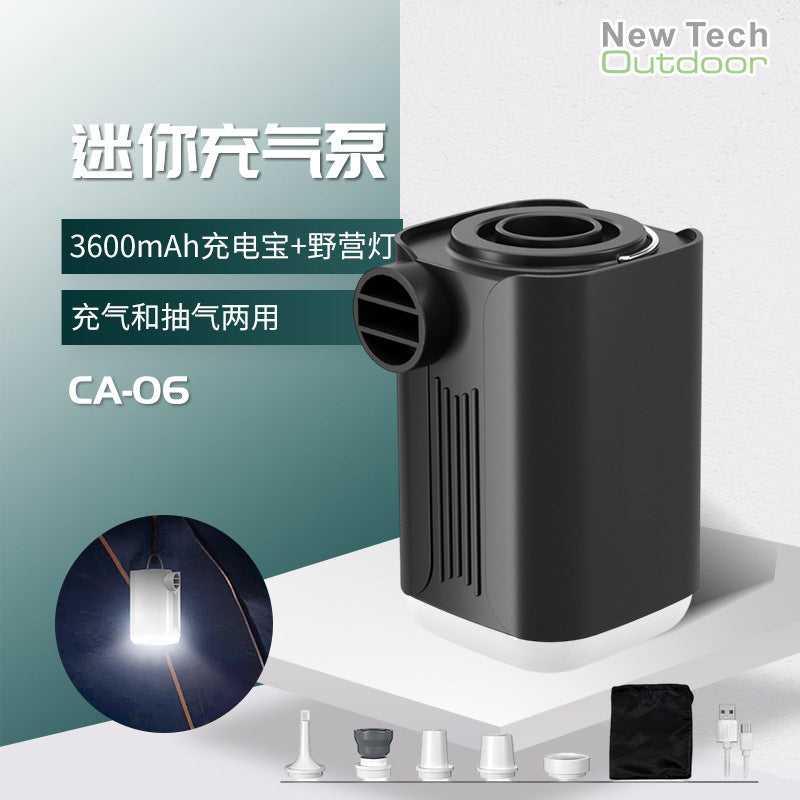 Portable Electric Air Pump for Outdoor Camping Tent Inflatable Mattress Sofa