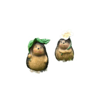 Miniature Hedgehog Resin Ornament for Garden & Landscape Decor