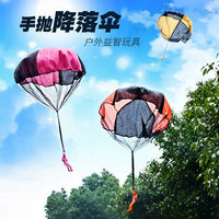 Kids' Hand-Throw Parachute Toy for Outdoor Play