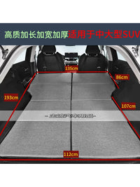 Non-Inflatable Car Air Mattress for SUV Rear Trunk, Foldable Single/Double Travel Bed, Universal Vehicle Sleeping Pad