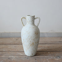 Vintage Danish Style Ceramic Double-Handled Vase for Home and Restaurant Decor