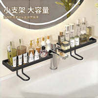 Faucet Storage Rack Bathroom Shelf No-Drill Washbasin Organizer for Sink or Mirror Cabinet
