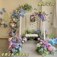 Monet Artificial Flower Waterfall Arch for Wedding & Storefront Decor