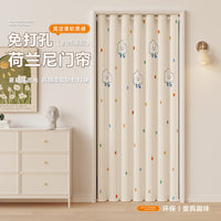 Draft Stopper Curtain for Air Conditioned Rooms, No-Drill Installation, Weighted Hem, Room Divider