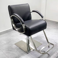 Reclining Hydraulic Barber Chair for Hair Salon Styling, Perming, and Cutting