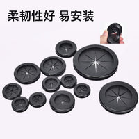 Double-Sided Rubber Grommet Cable Protector for Dustproof Wire Management