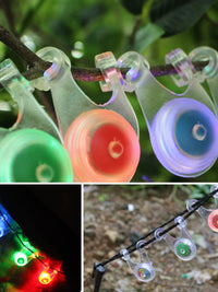 LED Camping Tent Rope Warning Lights - Outdoor Safety Signal & Decorative Lanterns for Cycling & Canopy