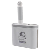 2-in-1 Cat Litter Scoop with Storage Caddy, Wall-Mountable Pet Cleaning Tool