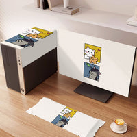 Desktop Computer Dust Cover for Monitor, Keyboard, and PC Tower