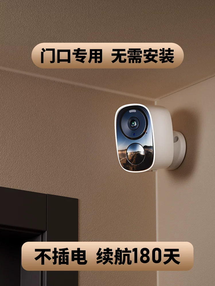 Wireless WiFi Security Camera with Remote Phone Monitoring for Indoor/Outdoor Use, HD, No Wiring Needed