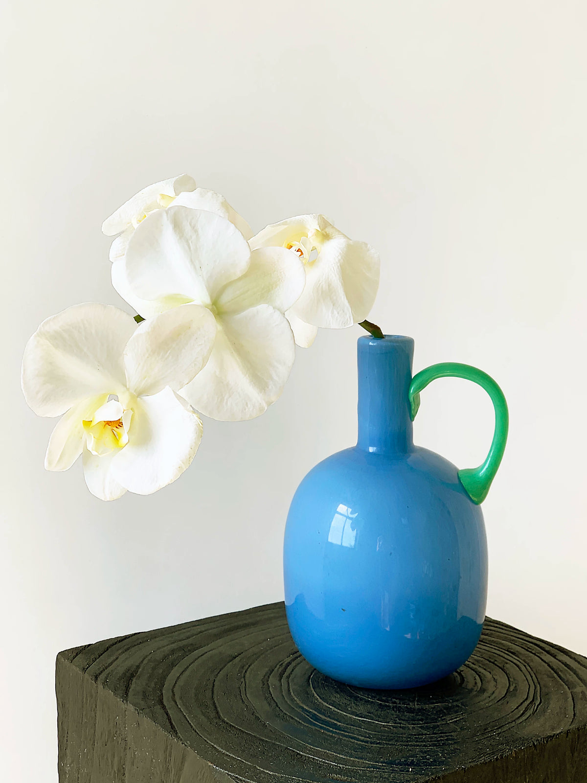 NTSTUDIO French Style Mini Glass Vase for Desktop Decor