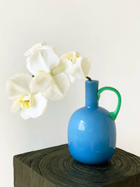 NTSTUDIO French Style Mini Glass Vase for Desktop Decor