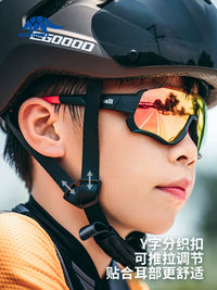 EKOODA Kids' Bike Helmet with Magnetic Goggles for Boys, Girls, and Teens - Cycling and Skating Protective Gear