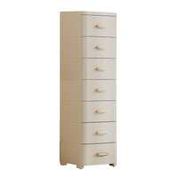 Multi-Layer Drawer Storage Cabinet for Narrow Spaces, Thickened Plastic Organizer for Home, Living Room, Clothes, Toys, Snacks