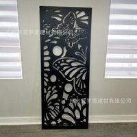 Galvanized Steel Privacy Screen Panel for Outdoor Balcony and Garden Decor
