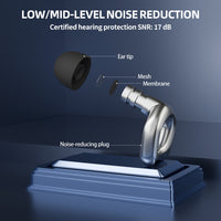 Noise Cancelling Earplugs for Sleep and Protection, Soft Silicone with Filter